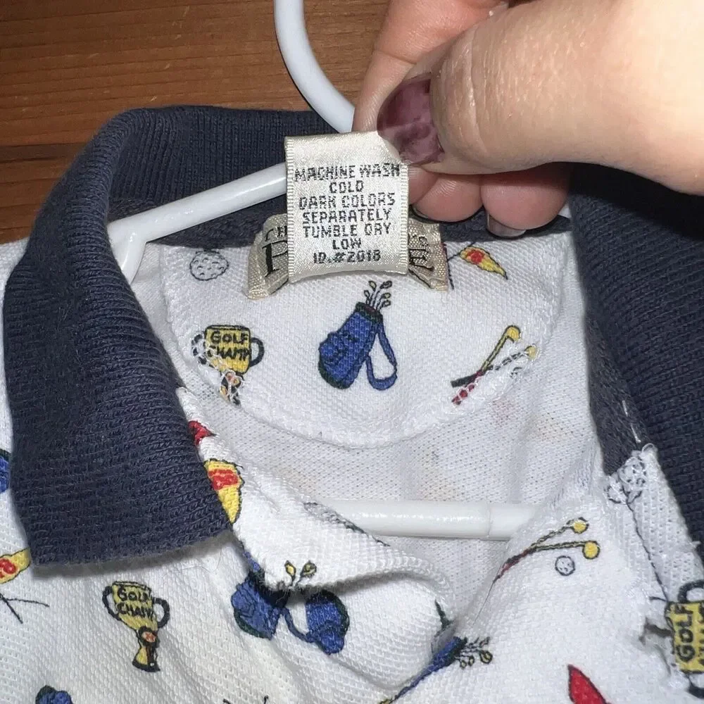 The Children’s Place Golf Print Polo 3-6 Months